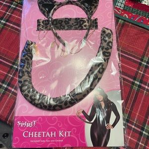 New in bag. Spirit Halloween cheetah costume set